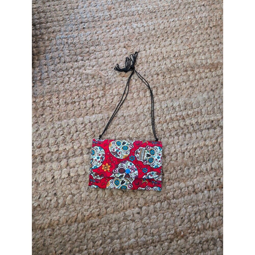 Witchy Skull Purse Crossbody Phone Lightweight Colorful Light Weight Handmade